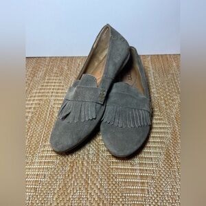 Born Gray Mcgee Slip-on Fringe Moccasins, Flats,Women's Size 6